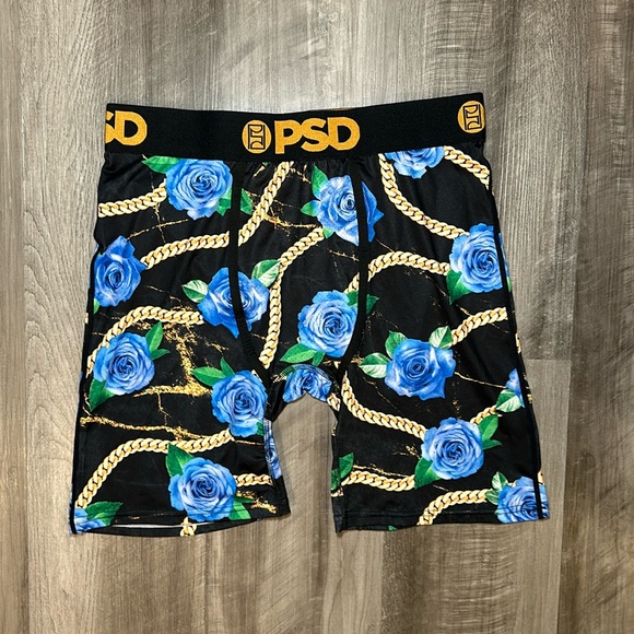 PSD Chained Blue Garden Boxer Brief - Large - Picture 1 of 3